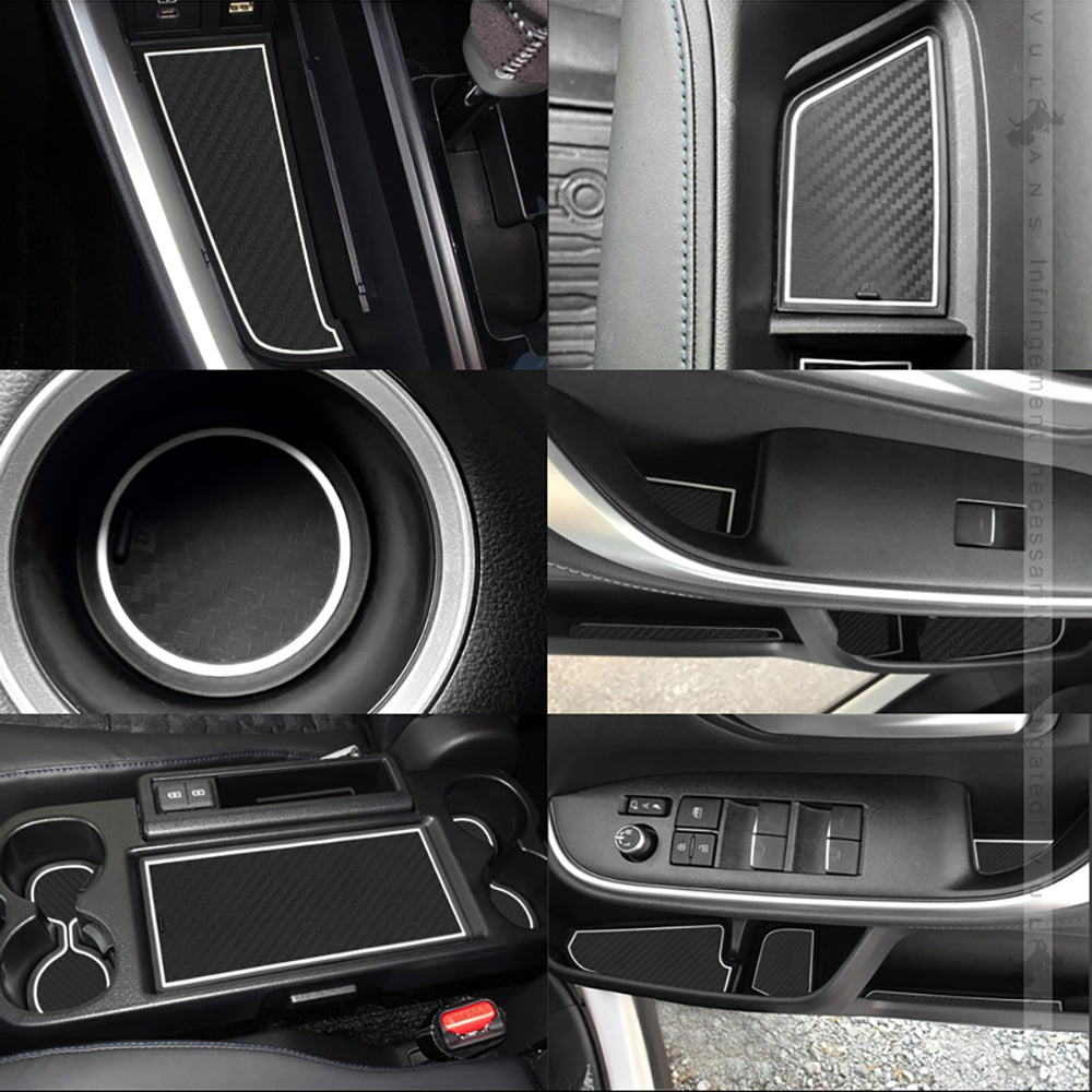 ドアポケットマット ヴォクシー/ノア 90系 7人乗り S-Z /Z 滑り止めマット インテリアマット ラバーマット 水洗いOK 28枚 内装 パーツ キズ防止 トヨタ ブルー