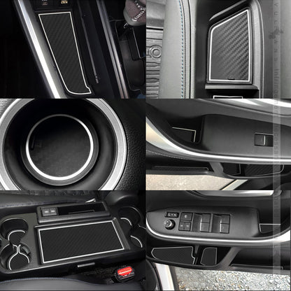 ドアポケットマット ヴォクシー/ノア 90系 7人乗り S-Z /Z 滑り止めマット インテリアマット ラバーマット 水洗いOK 28枚 内装 パーツ キズ防止 トヨタ ブルー