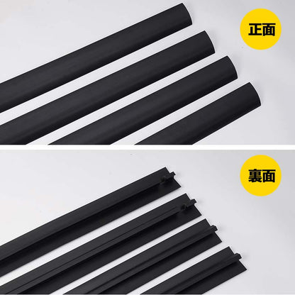 シートレール専用 保護カバー ノア・ヴォクシー90系 シートレールカバー 4本 スライドシートレールカバー 軟質PVC セカンドシート ホコリ 砂 侵入防止 汚れ防止