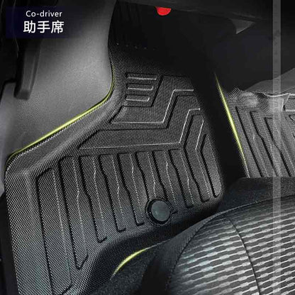 新型 アトレー S700V/S710V 3Dフロアマット 3枚 TPE材質 立体成型 カーマット ズレ防止 内装 カスタム パーツ 運転席 助手席 アクセサリー ハイゼットカーゴ