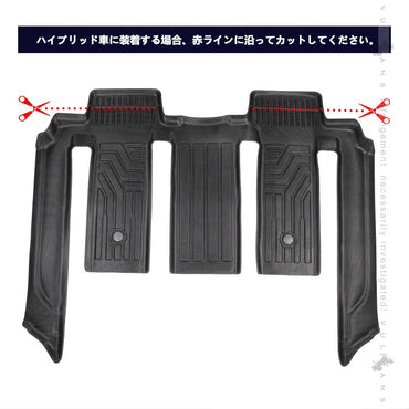 3Dセカンドマット+サードマット ノア/ヴォクシー90系 キズや汚れ防止 TPE材質 立体成型 カーマット 内装 カスタム パーツ 3Dマット アクセサリー