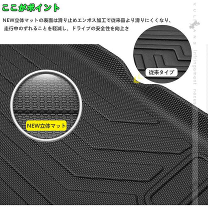 デッキボード下段用 3Dラゲッジマット ノア/ヴォクシー90系 ラゲッジアンダーマット TPE材質 立体成型 カーマット 内装 カスタム パーツ 抗菌 トランクマット