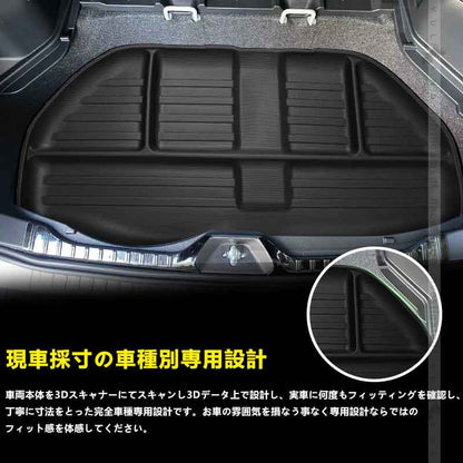 デッキボード下段用 3Dラゲッジマット ノア/ヴォクシー90系 ラゲッジアンダーマット TPE材質 立体成型 カーマット 内装 カスタム パーツ 抗菌 トランクマット