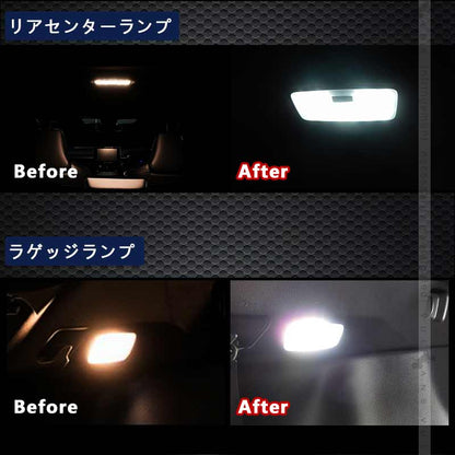 カローラ クロス 10系 LEDルームランプ リアセンターランプ＆ラゲッジランプ 取付工具付 純白色 57連 5050SMD ホワイト LEDラゲージランプ 内装パーツ カスタム