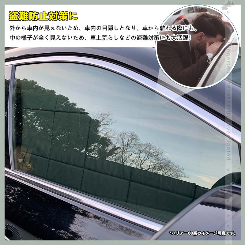 ハイエース200系 厚手 遮光サンシェード 8枚 車中泊 盗難防止 燃費向上 アウトドア 紫外線 日除け エアコン パーツ 内装 プライバシー保護 トヨタ HIACE200