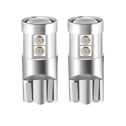 T10 LEDポジションランプ 2個セット 無極性 ポジション/ナンバー灯などにオススメ LEDバルブ ブルー ポジションランプ ウェッジ球 内装 パーツ
