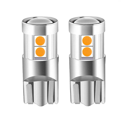 T10 LEDポジションランプ 2個セット 無極性 ポジション/ナンバー灯などにオススメ LEDバルブ ホワイト ポジションランプ ウェッジ球 内装 パーツ