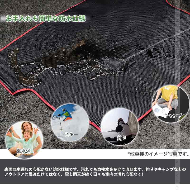 ステップワゴン RP6/RP7/RP8 デッキボード上段用 PVCレザー製 ラゲッジマット 1枚 防水 耐汚れ 耐摩擦 収納便利 カーマット ズレ防止 内装 カスタム パーツ