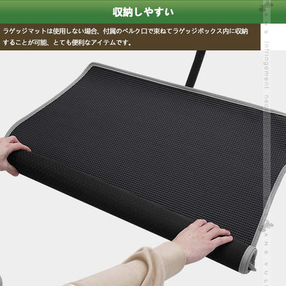 ステップワゴン RP6/RP7/RP8 デッキボード上段用 PVCレザー製 ラゲッジマット 1枚 防水 耐汚れ 耐摩擦 収納便利 カーマット ズレ防止 内装 カスタム パーツ