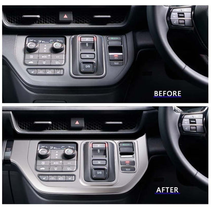 ステップワゴン AIR･SPADA RP6/RP7/RP8 シフトベースパネル 2PCS サテンシルバー シフトパネル コンソールパネル シフトパネル 内装 パーツ アクセサリートヨタ