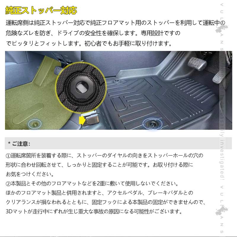 NEW立体マット ノア90系 ヴォクシー90系 3Dフロアマット インパネ一体型センターコンソールボックス仕様車 2枚 TPE樹脂 カーマット ズレ防止 内装 パーツ