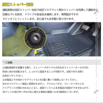 NEW立体マット ノア90系 ヴォクシー90系 3Dフロアマット インパネ一体型センターコンソールボックス仕様車 2枚 TPE樹脂 カーマット ズレ防止 内装 パーツ