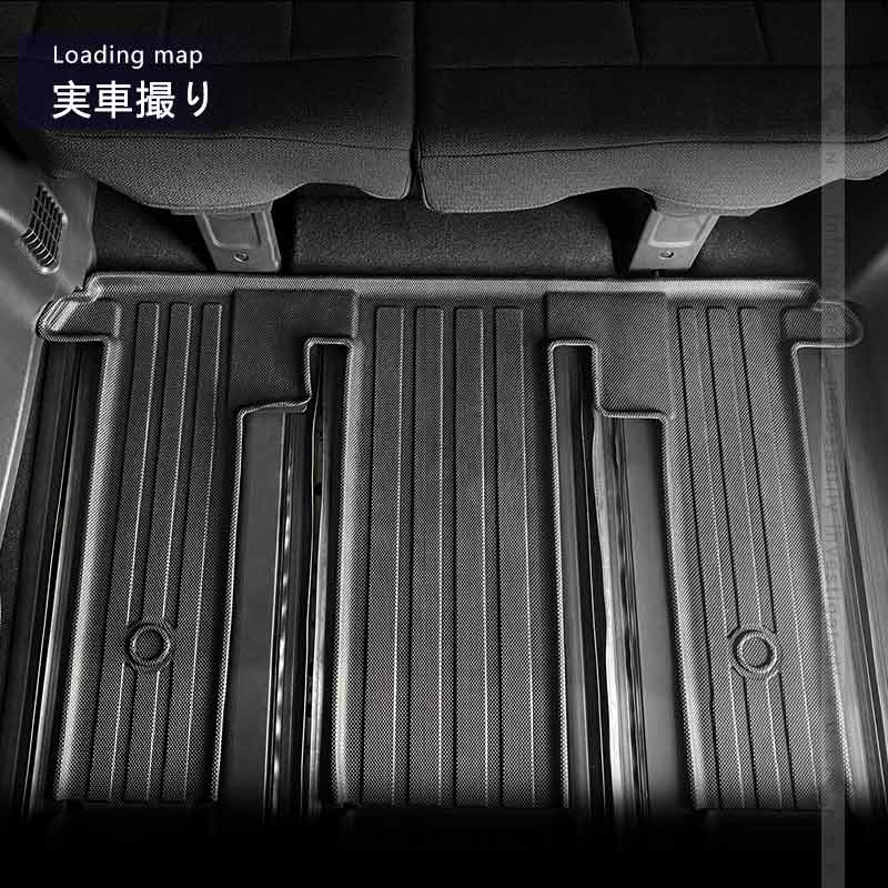 ステップワゴン RP6 RP7 RP8 AIR･SPADA 3列目 3Dフロアマット TPE材質 立体成型 カーマット ズレ防止 内装 カスタム パーツ 消臭 抗菌効果 用品 アウトドア