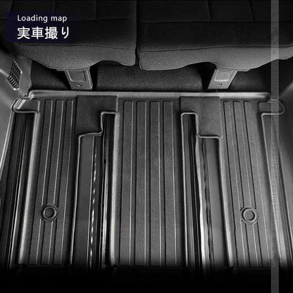 ステップワゴン RP6 RP7 RP8 AIR･SPADA 3列目 3Dフロアマット TPE材質 立体成型 カーマット ズレ防止 内装 カスタム パーツ 消臭 抗菌効果 用品 アウトドア