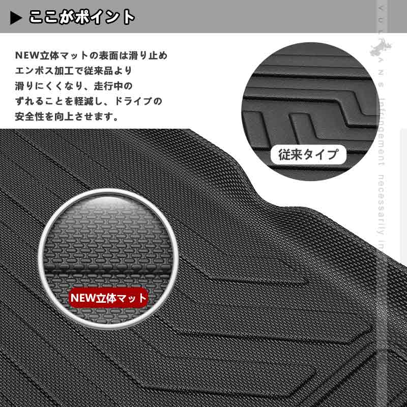 シエンタ 10系 7人乗り車 3Dラゲッジマット TPE材質 立体成型 カーマット 内装 カスタム パーツ 消臭 抗菌 用品 トランクマット トヨタ SIENTA 10系 アウトドア