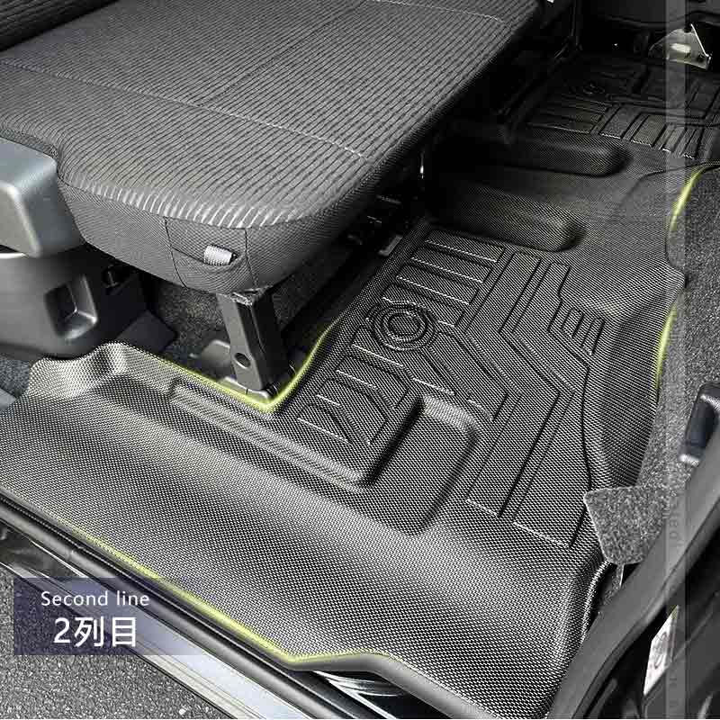 ダイハツ アトレー S700V/S710V 3Dフロアマット TPE材質 立体成型 カーマット ズレ防止 内装 カスタム パーツ 消臭 抗菌効果 用品 アクセサリー アウトドア
