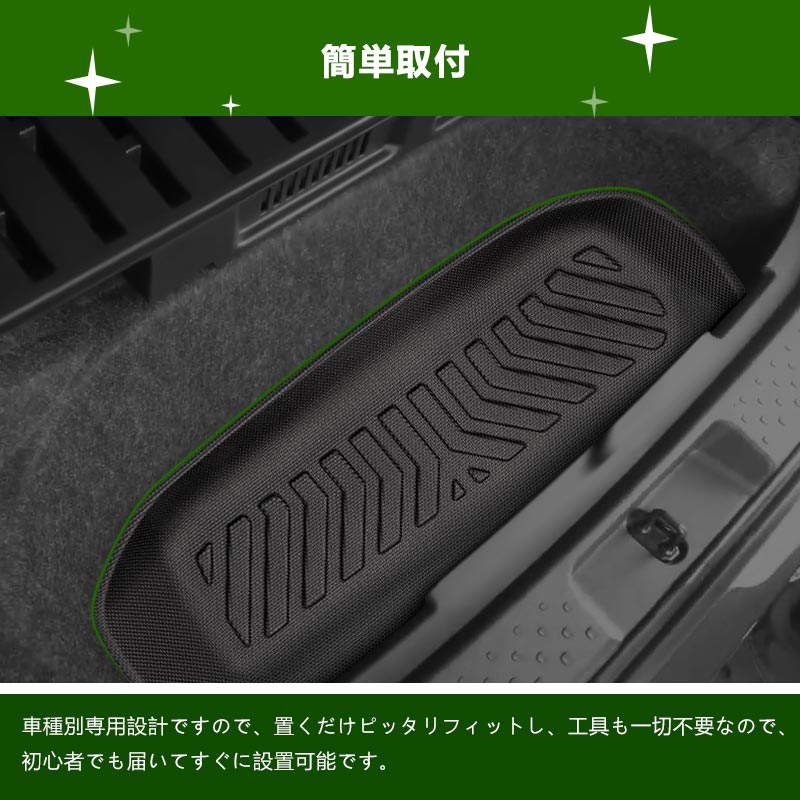 新型シエンタ 10系 デッキボード下段用 3Dラゲッジマット 5人乗り ガソリン車 ラゲッジアンダーマット TPE材質 立体 カーマット 内装 カスタム パーツ