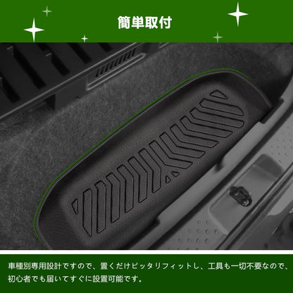 新型シエンタ 10系 デッキボード下段用 3Dラゲッジマット 5人乗り ガソリン車 ラゲッジアンダーマット TPE材質 立体 カーマット 内装 カスタム パーツ