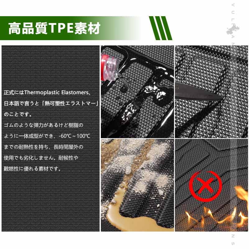 新型シエンタ 10系 デッキボード下段用 3Dラゲッジマット 5人乗り ガソリン車 ラゲッジアンダーマット TPE材質 立体 カーマット 内装 カスタム パーツ