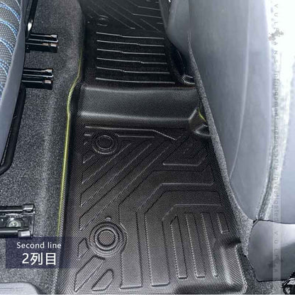 日産 エクストレイル T33 5人乗り 3Dフロアマット TPE材質 立体成型 カーマット ズレ防止 内装 カスタム パーツ 消臭 抗菌効果 用品 アクセサリー