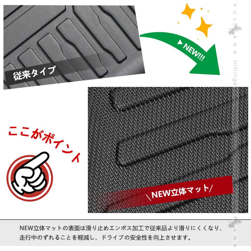 エブリィ バン DA17V 3Dセカンドマット&シートバックマット 2列目 TPE材質 立体 カーマット ズレ防止 内装 カスタム パーツ リアシート エブリイバン スズキ