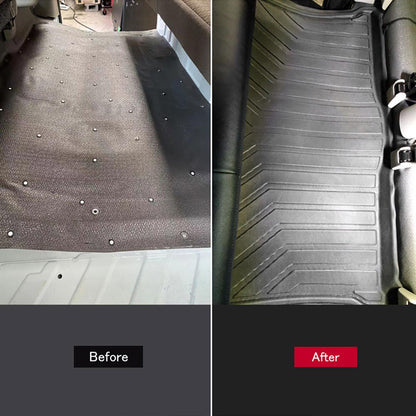 エブリィ バン DA17V 3Dセカンドマット&シートバックマット 2列目 TPE材質 立体 カーマット ズレ防止 内装 カスタム パーツ リアシート エブリイバン スズキ