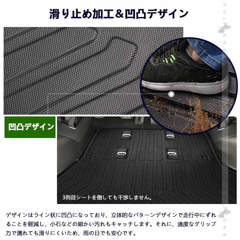 日産 セレナ C28 3Dラゲッジマット キズや汚れ防止 ラゲージトレイ TPE材質 立体成型 カーマット ズレ防止 内装 カスタム パーツ アクセサリー 消臭 用品