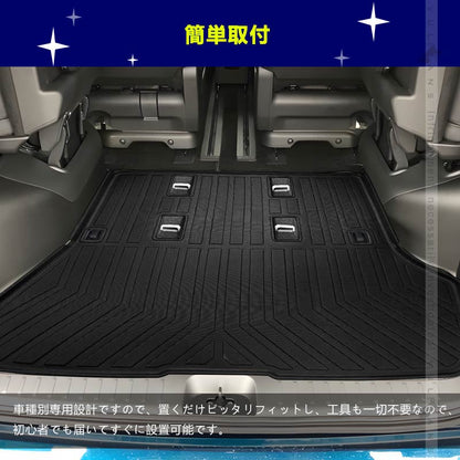 日産 セレナ C28 3Dラゲッジマット キズや汚れ防止 ラゲージトレイ TPE材質 立体成型 カーマット ズレ防止 内装 カスタム パーツ アクセサリー 消臭 用品