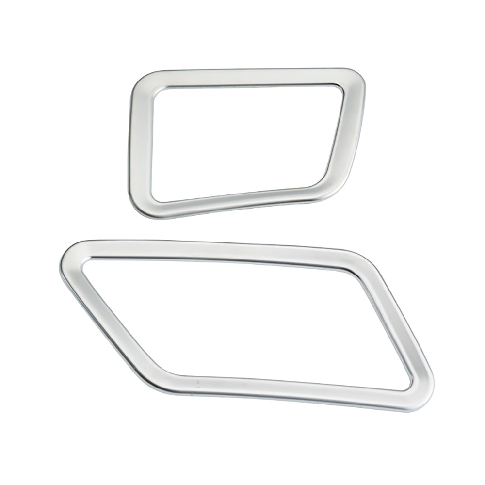 プリウスMXWH60/ZVW60 エアコン吹き出し口カバー サテンシルバー 左右セット コンソール吹き出し口ガーニッシュ  インテリアパネル 内装 パーツ アクセサリー