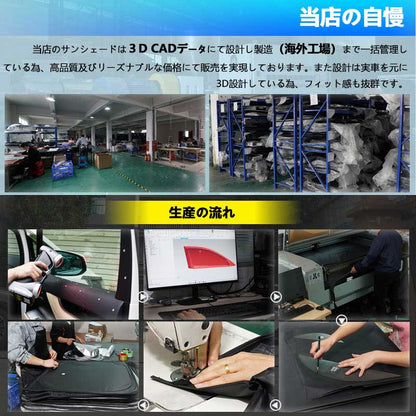 開閉式NEWモデル アウトランダー PHEV GN0W クイックサンシェード 8枚 遮光 遮熱 イージーサンシェード 換気 日よけ 目隠し 車中泊 盗難防止プライバシー保護