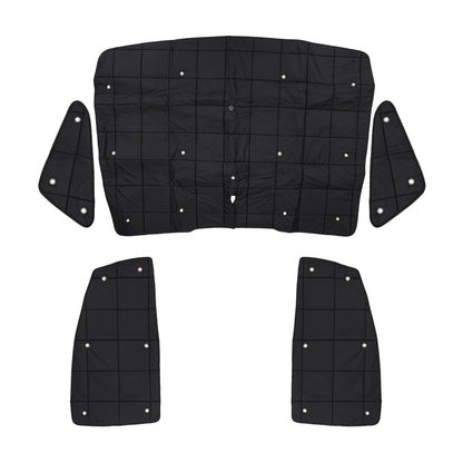 ワンタッチサンシェード フロント5枚セット車種選択可能  一年中使える 優れた断熱性 遮光率99％ 車中泊 日よけ 遮熱  内装 パーツ