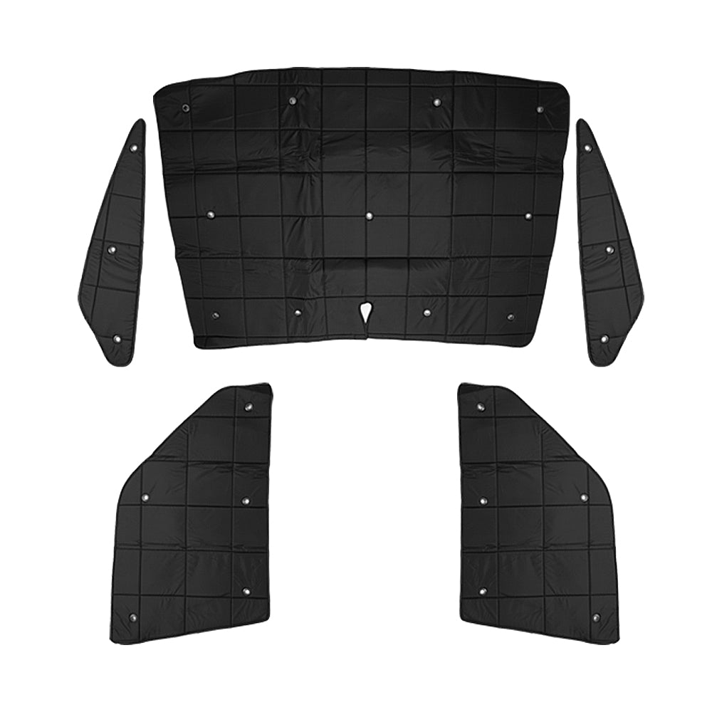 ワンタッチサンシェード フロント5枚セット車種選択可能  一年中使える 優れた断熱性 遮光率99％ 車中泊 日よけ 遮熱  内装 パーツ