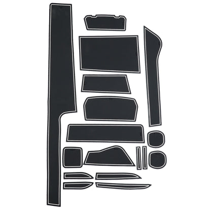 日産 サクラ B6AW ドアポケットマット 4色あり ラバーマット 17枚 滑り止めマット センターコンソール ドリンクホルダー インテリアマット 水洗い 内装 パーツ