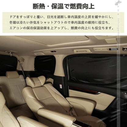 開閉式NEWモデル 日産 セレナ C28 クイックサンシェード 折り畳み式 日除け 断熱 遮熱 遮光率99% 車中泊 盗難防止 目隠し 仮眠 アウトドア 内装 パーツ 1台分