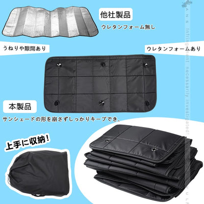 ステップワゴン RP6 RP7 RP8 厚手 サンシェード 目隠し ワンタッチ カーサンシェード 断熱 遮光率99％ 日除け 車中泊 プライバシー保護 アウトドア 内装 パーツ