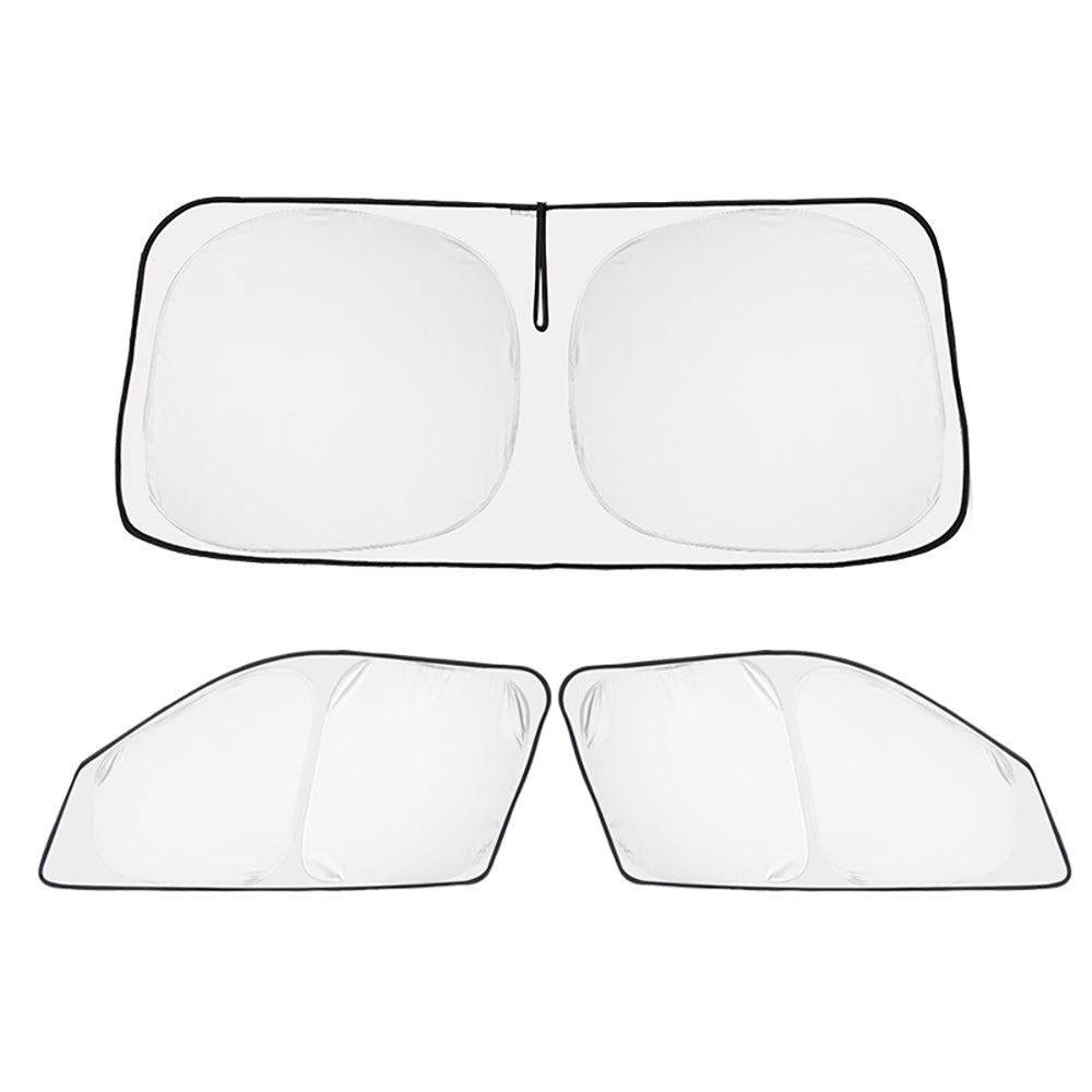 クイックサンシェード フロント3枚 車種選択可能 折り畳み式 車中泊 盗難防止 燃費向上 アウトドア キャンプ 日除け 内装 パーツ