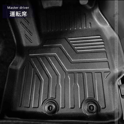 シエンタ10系 7人乗り 3Dフロアマット 4枚 TPE材質 立体成型 カーマット ズレ防止 内装 カスタム パーツ 消臭 抗菌 用品 アクセサリー SIENTA 10系 アウトドア