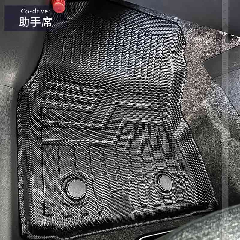 シエンタ10系 7人乗り 3Dフロアマット 4枚 TPE材質 立体成型 カーマット ズレ防止 内装 カスタム パーツ 消臭 抗菌 用品 アクセサリー SIENTA 10系 アウトドア