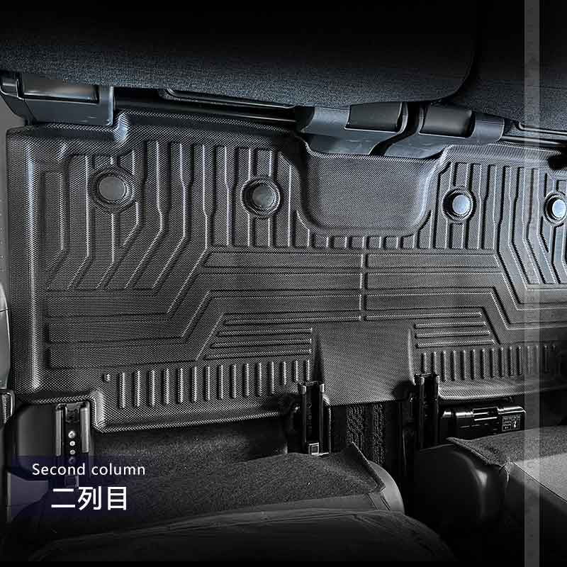 シエンタ10系 7人乗り 3Dフロアマット 4枚 TPE材質 立体成型 カーマット ズレ防止 内装 カスタム パーツ 消臭 抗菌 用品 アクセサリー SIENTA 10系 アウトドア