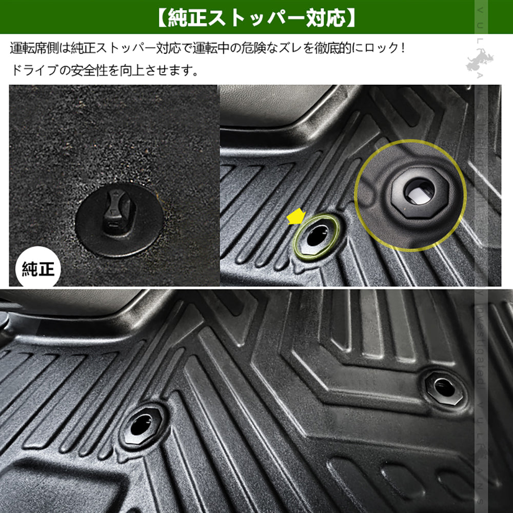 ランドクルーザー 300系 5人乗り 3Dフロアマット フロアーマット 3Dセカンドマット TPE材質 立体成型 カーマット ズレ防止 内装 カスタム パーツ アクセサリー