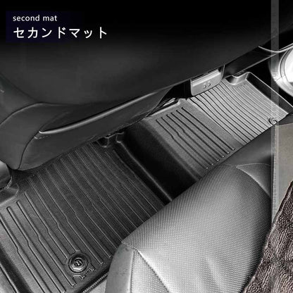 クラウン クロスオーバー SH35 3Dフロアマット キズや汚れ防止 3枚 TPE材質 立体成型 カーマット ズレ防止 内装 カスタム パーツ 消臭 抗菌 用品 アクセサリー