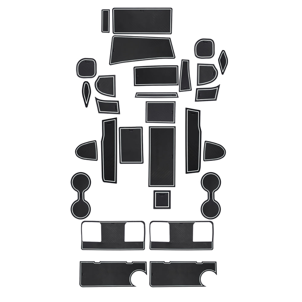 セレナ C28 ガソリン車 ドアポケットマット 選べる4色 28枚セット 滑り止めマット インテリアマット 水洗いOK 内装 パーツ キズ防止