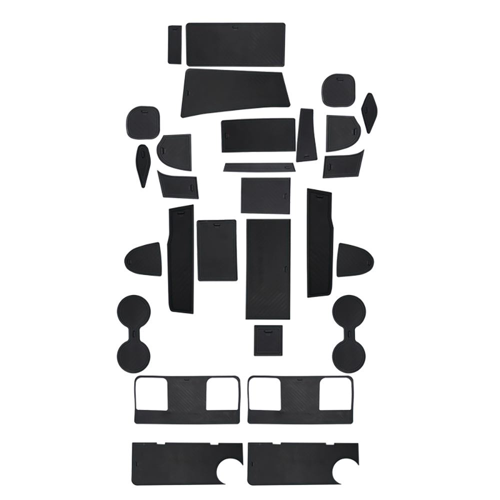 セレナ C28 ガソリン車 ドアポケットマット 選べる4色 28枚セット 滑り止めマット インテリアマット 水洗いOK 内装 パーツ キズ防止