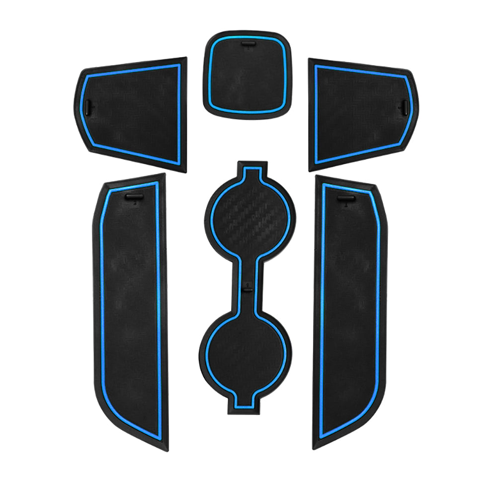 86 ZN8＆BRZ ZD8 ドアポケットマット 選べる4色 6枚セット 滑り止めマット インテリアマット 水洗いOK 内装 パーツ キズ防止