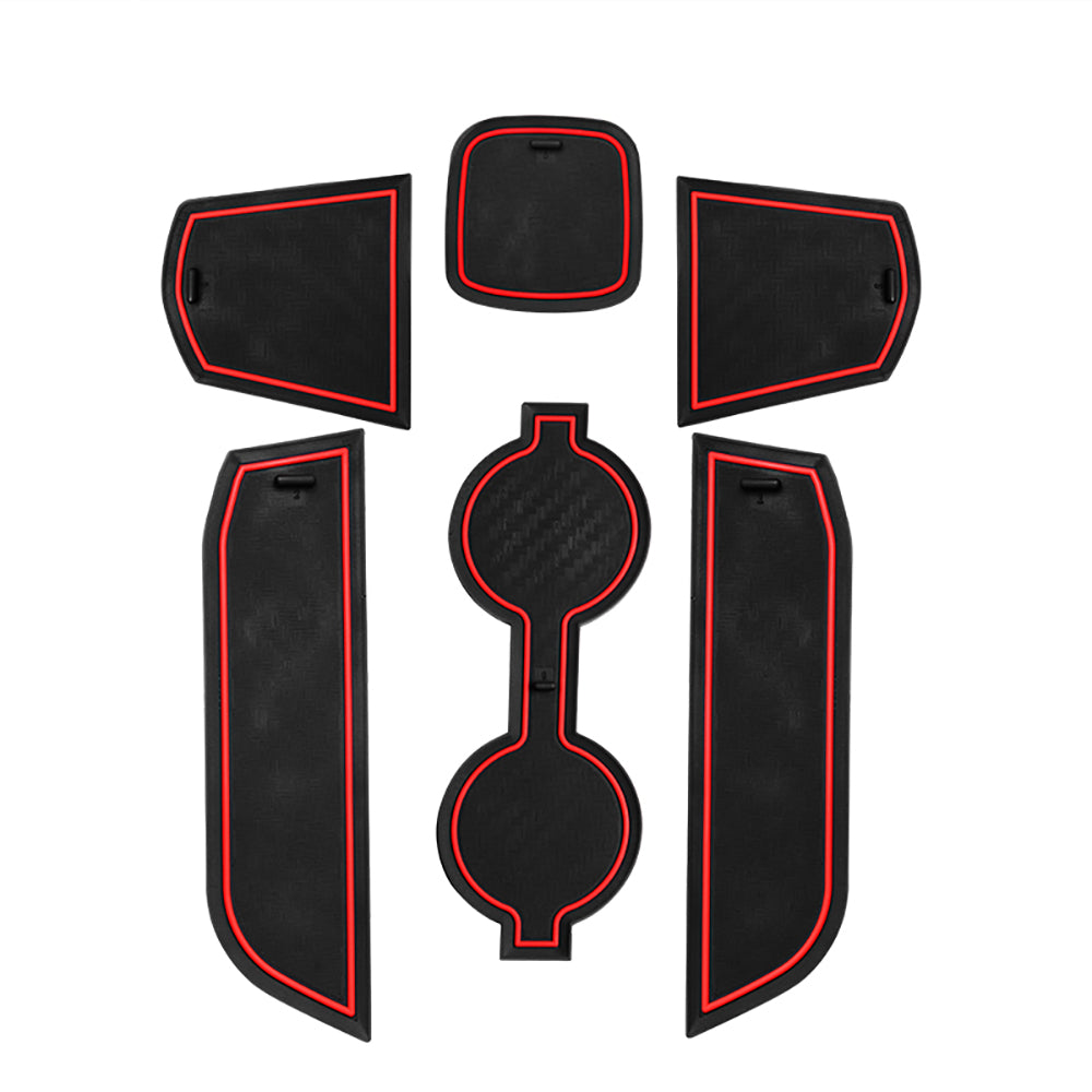 86 ZN8＆BRZ ZD8 ドアポケットマット 選べる4色 6枚セット 滑り止めマット インテリアマット 水洗いOK 内装 パーツ キズ防止