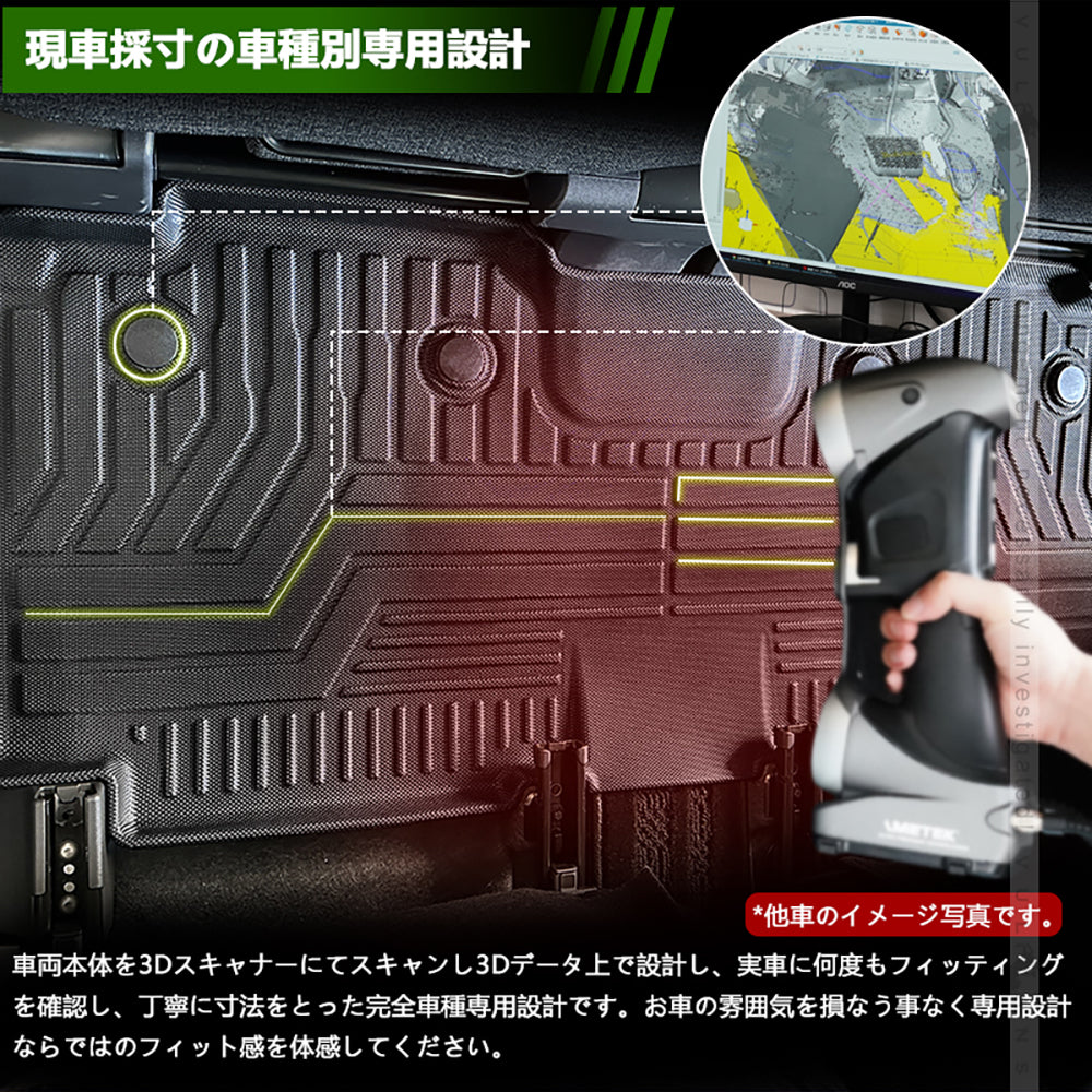 新型プリウス MXWH60/ZVW60 60系 3Dフロアマット TPE材質 立体 カーマット ズレ防止 内装 カスタム パーツ 用品 アクセサリー アウトドア 3Dセカンドマット