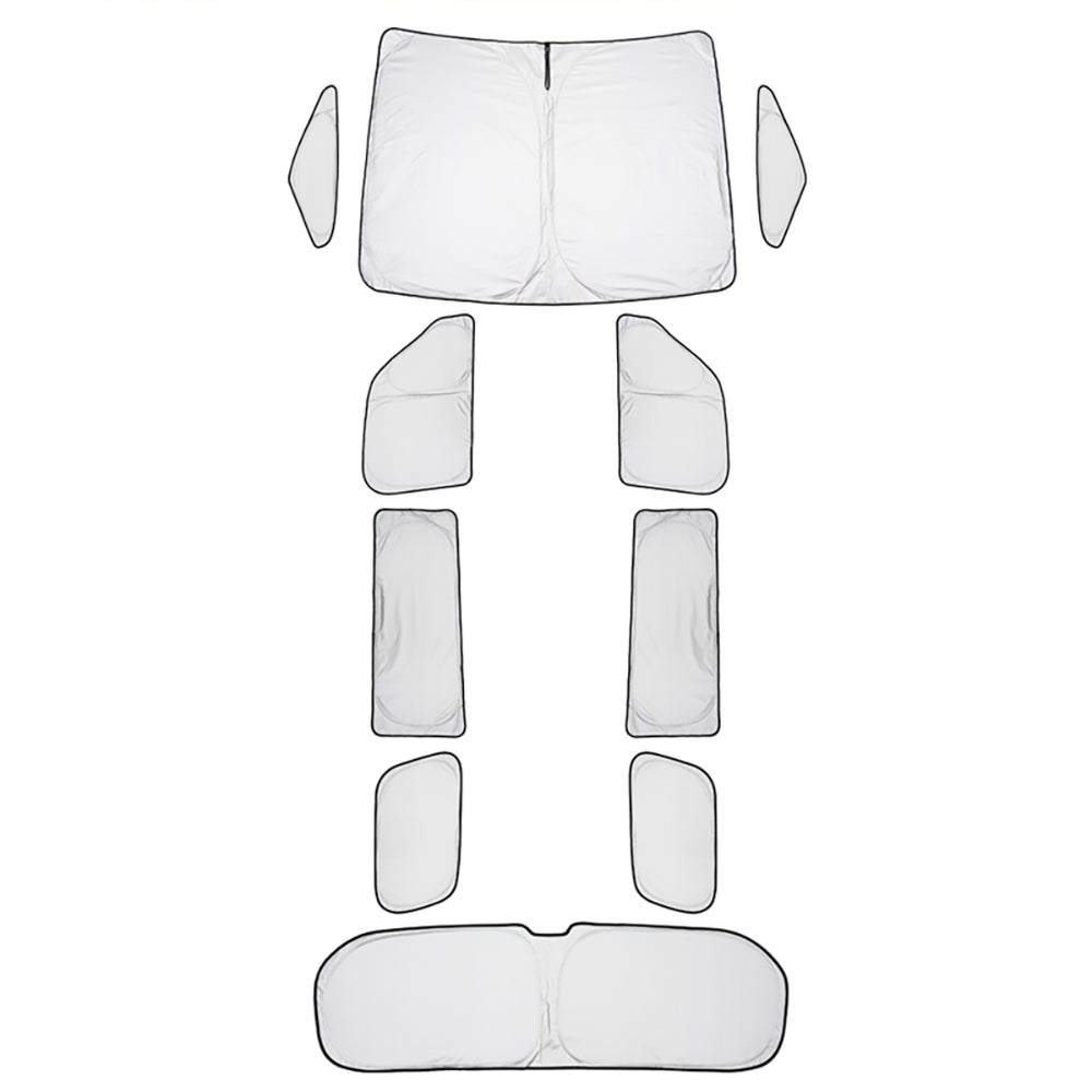 ALPHARD・VELLFIRE 40 クイックサンシェード 1台分 優れた断熱性 99%遮光率 10枚 折り畳み式 車中泊 盗難防止 燃費向上 アウトドア 日除け 内装 パーツ