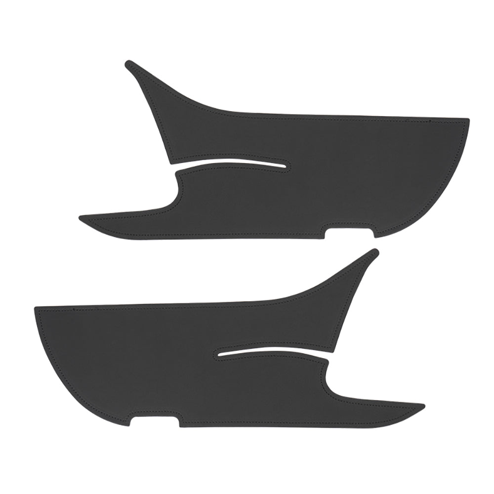 アルファード ヴェルファイア 40系 前期/後期 レザー製 選べる2色 ドアキックガード 2枚 ドアプロテクター 保護 内装 パーツ アクセサリー カスタム キズ防止