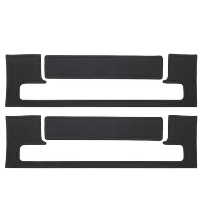 ALPHARD40系 VELLFIRE40系 コンソールキックガード レザーブラック キズや汚れ防止 保護 内装 パーツ アクセサリー カスタム