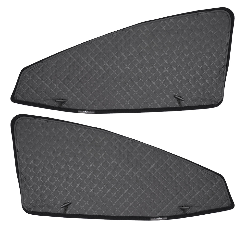 2in1 サンシェード+メッシュカーテン 車種選択可 日除け マグネット式 遮光率99% 断熱 遮熱 4層構造 日よけ インテリア カーテン 内装 パーツ 紫外線 UVカット